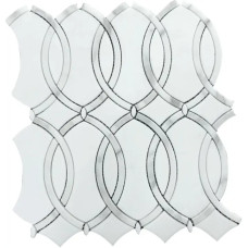 ROCKART + CALACATTA GOLD OVAL MOSAIC 12. 32
