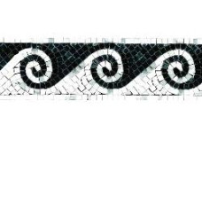 WAVE CARRARA/NERO  LIS 4X12