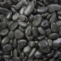BLACK PEBBLES 1-2 CM 40 LBS