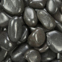 BLACK PEBBLES 3-5 CM 40 LBS