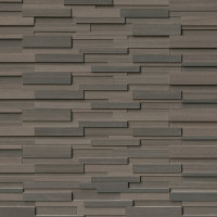 BROWN WAVE 3D HONED 6x24 PANEL