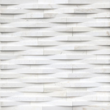 COSMIC WHITE 3D WAVE 6X24 PANEL