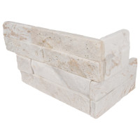 ROYAL WHITE SPLITFACE LEDGER CORNER