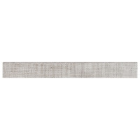 TEKTILE CROSSHATCH GRAY 3X24 BULLNOSE