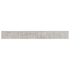 TEKTILE CROSSHATCH GRAY 3X24 BULLNOSE