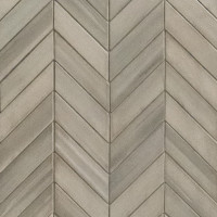 WATERCOLOR GRIGIO CHEVRON 12X15 MOSAIC