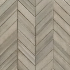 WATERCOLOR GRIGIO CHEVRON 12X15 MOSAIC