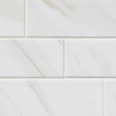 CLASSIQUE WHITE CALACATTA GLOSSY 4X16 BULLNOSE
