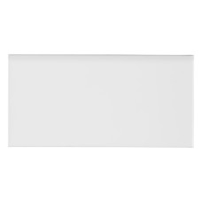WHITE GLOSSY 3X6 BULLNOSE