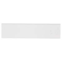 WHITE GLOSSY 4X16 BULLNOSE
