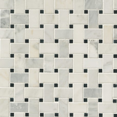 ARABESCATO CARRARA BASKETWEAVE MOSAIC