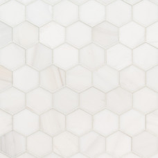 BIANCO DOLOMITE HEXAGON MOSAIC