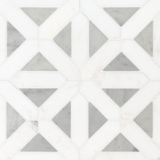 BIANCO DOLOMITE GEOMETRICA MOSAIC