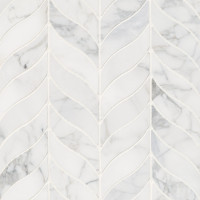 CALACATTA CRESSA LEAF MOSAIC
