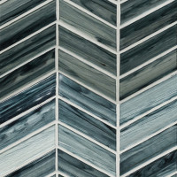 MIDNIGHT BLUE OMBRE CHEVRON