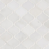 GREECIAN WHITE ARABESQUE MOSAIC