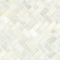 GREECIAN WHITE HERRINGBONE MOSAIC