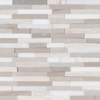 ARCTIC STORM INTERLOCKING 3D PEEL AND STICK