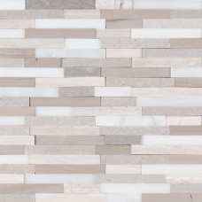 ARCTIC STORM INTERLOCKING 3D PEEL AND STICK