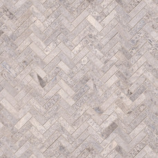 SILVER HERRINGBONE MOSAIC