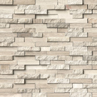 WHITE QUARRY SPLITFACE MOSAIC