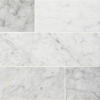 CARRARA WHITE 4X12 HONED