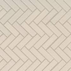 ALMOND GLOSSY HERRINGBONE MOSAIC