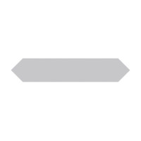 BLOCK ARROW GRIS BRIGHT 2X10