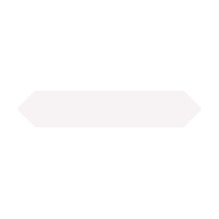 BLOCK ARROW BLANCO MATTE 2X10