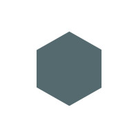 BLOCK HEXAGON VERDE MATTE 5X6