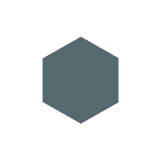 BLOCK HEXAGON VERDE MATTE 5X6
