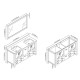 Dowell 19 Series 60 Inch Vanity