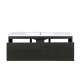 Sant  Iron Charcoal Bathroom Vanity and Acrylic Composite Top with Integrated Sink