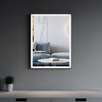 Black Alu Frame Mirror 5005 2431