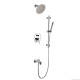 Luviah Set, 8" Round Rain Shower and Handheld