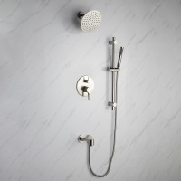 Luviah Set, 8" Round Rain Shower and Handheld