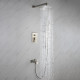 Cero Set, 8" Square Rain Shower and Handheld