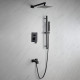 Cero Set, 8" Square Rain Shower and Handheld