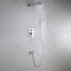 Cero Set, 8" Square Rain Shower and Handheld