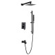 Cero Set, 8" Square Rain Shower and Handheld
