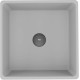 Aster Concrete Square Vessel Bathroom Sink in Ash