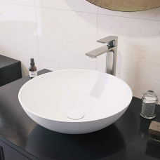 VIGO Lotus Matte StoneTM Vessel Bathroom Sink