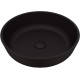 VIGO Black Round Modus MatteShell™ Glass Bathroom Vessel Sink