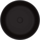 VIGO Black Round Modus MatteShell™ Glass Bathroom Vessel Sink