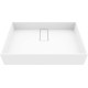 Bryant Grand Rectangular Matte Stone Vessel Bathroom Sink