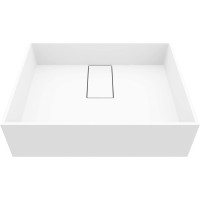 Bryant Rectangular Matte Stone Vessel Bathroom Sink