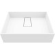 Bryant Rectangular Matte Stone Vessel Bathroom Sink