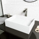 Bryant Rectangular Matte Stone Vessel Bathroom Sink