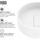 Bryant Round Matte Stone Vessel Bathroom Sink