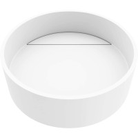 Montauk Round Matte Stone Vessel Bathroom Sink
